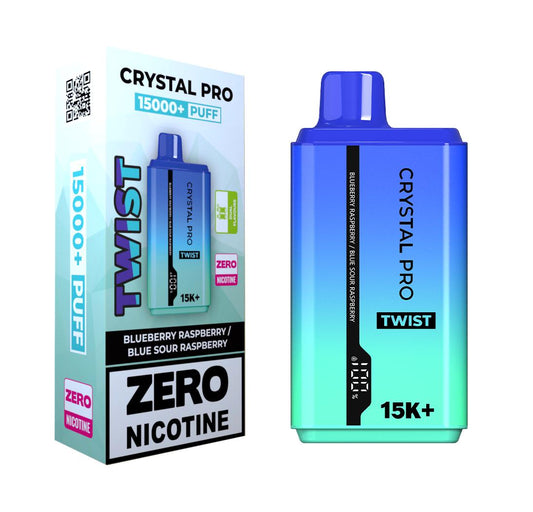 0% Crystal Pro Twist 15000 Puffs Disposable Vape