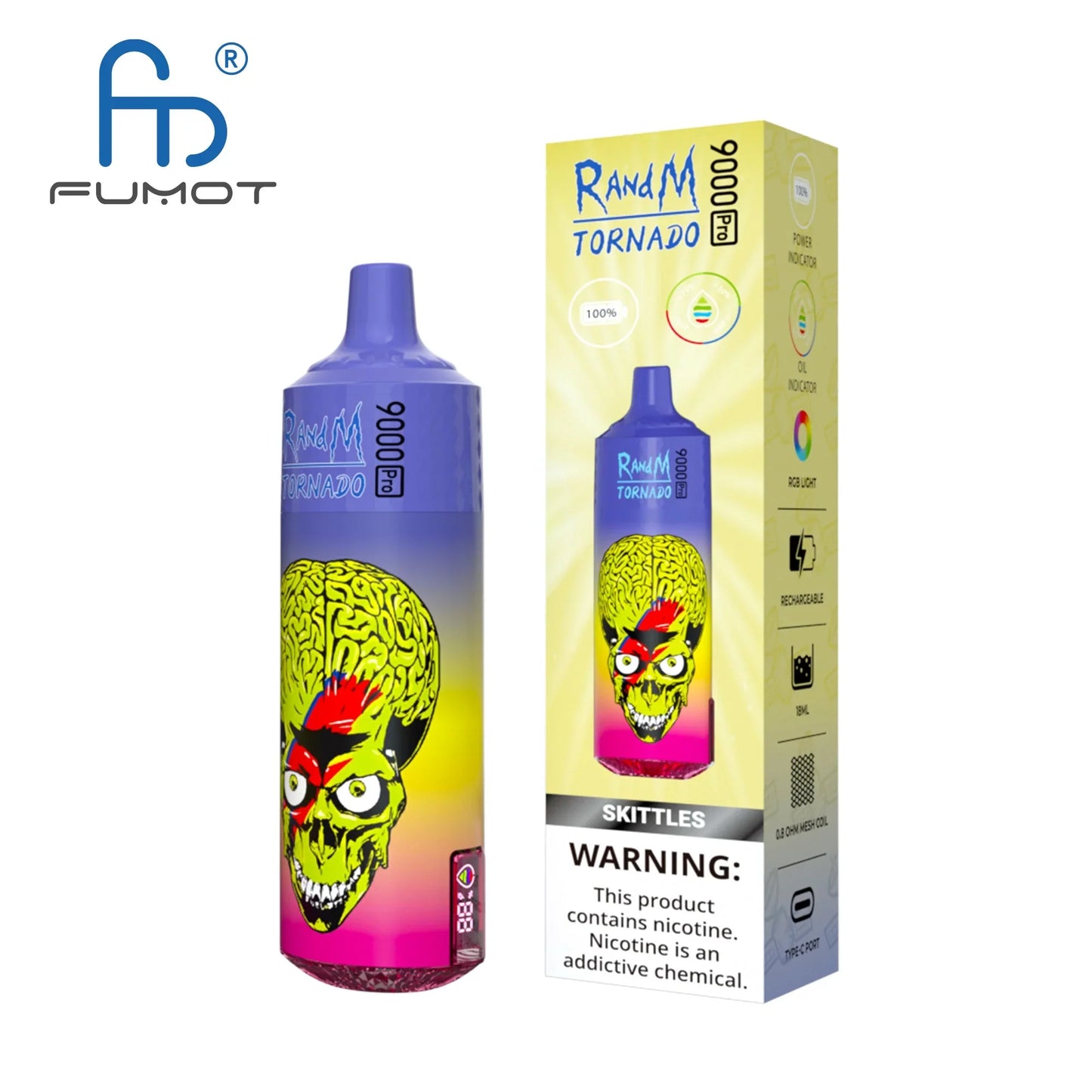 Fumot RandM Tornado 9000 Pro Disposable Vape