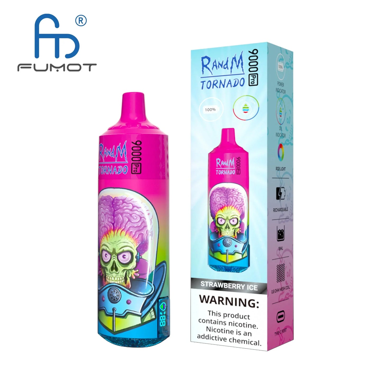 Fumot RandM Tornado 9000 Pro Disposable Vape