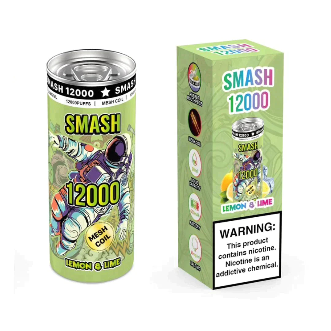 OG Super Smash 12000 Puffs Disposable Vape Pod Kit Device - Box of 10