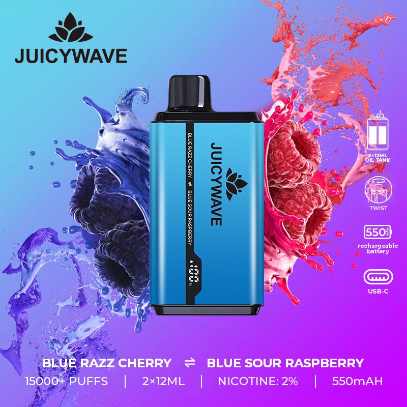 Juicy wave 15000 Disposable Puff Pod Device - 20 MG - Box of 10