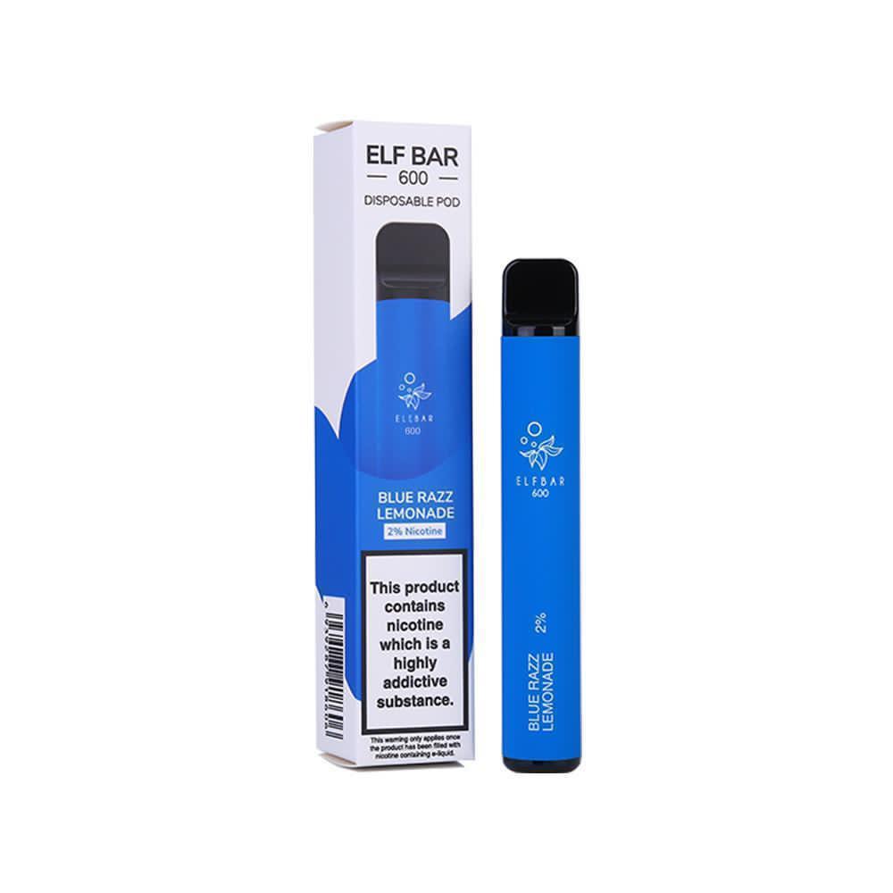 Elf Bar 600 Puff Disposable Vape Pod Device -Box of 10