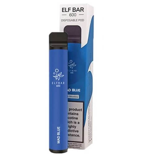 Elf Bar 600 Puff Disposable Vape Pod Device -Box of 10