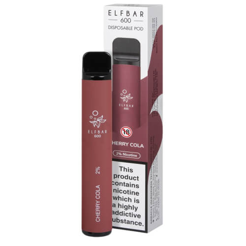 Elf Bar 600 Puff Disposable Vape Pod Device -Box of 10