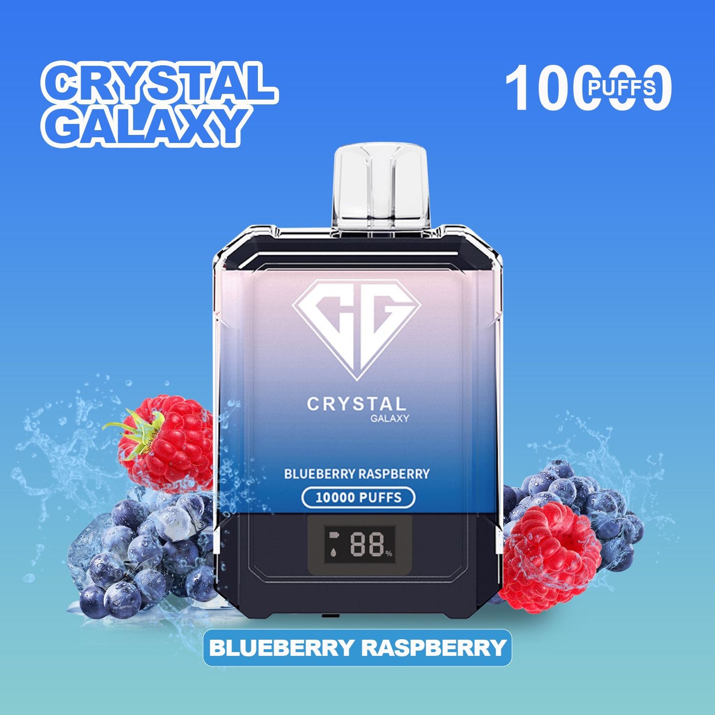 Crystal Galaxy 10000 Puffs Disposable Vape Pack of 10