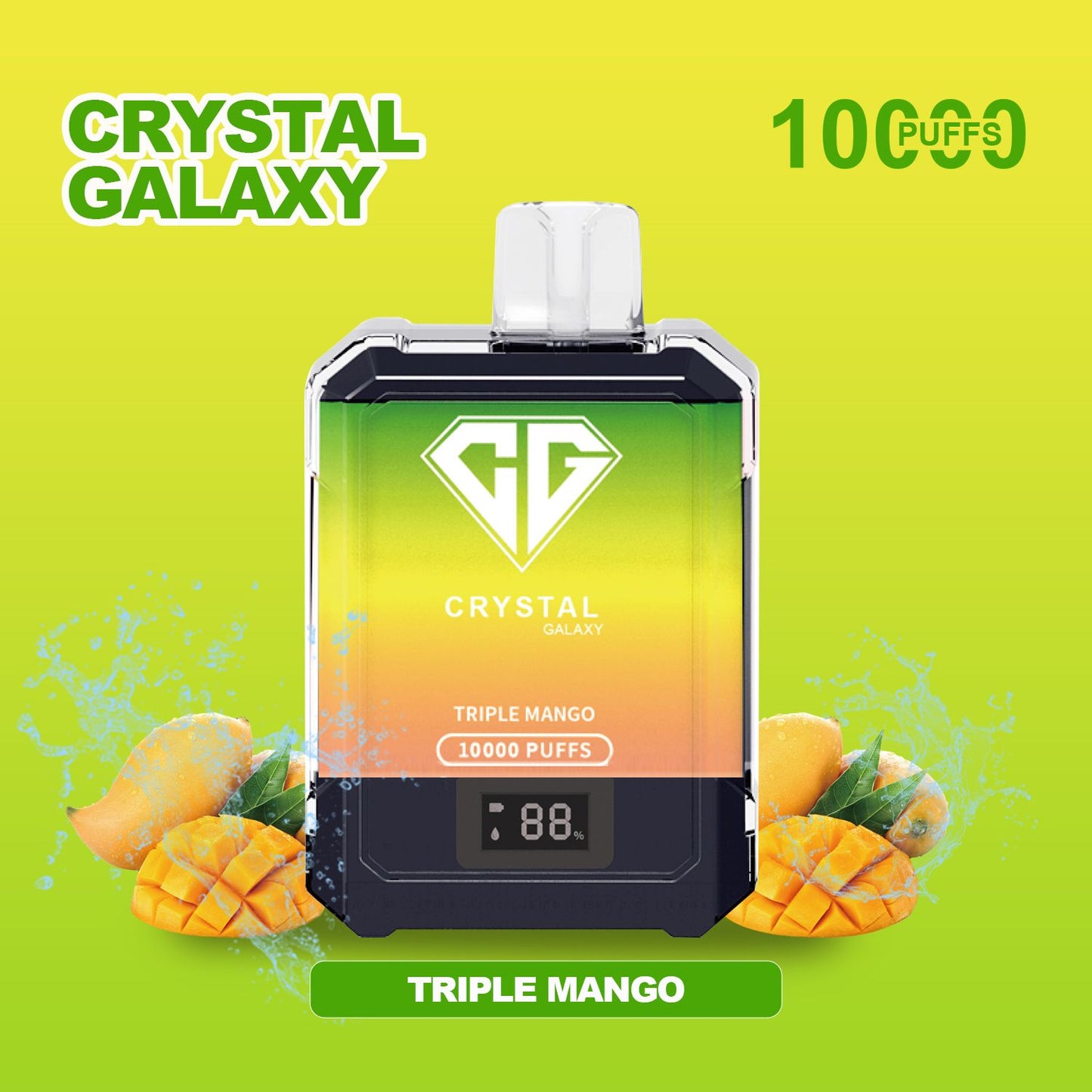 Crystal Galaxy 10000 Puffs Disposable Vape Pack of 10