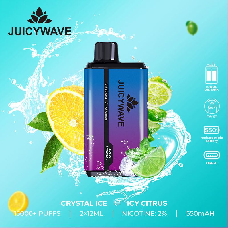 Juicy wave 15000 Disposable Puff Pod Device - 20 MG - Box of 10