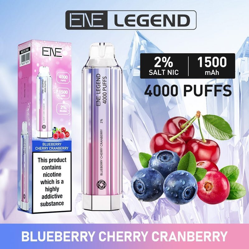 ENE Crystal Legend 4000 Puff Disposable Vape