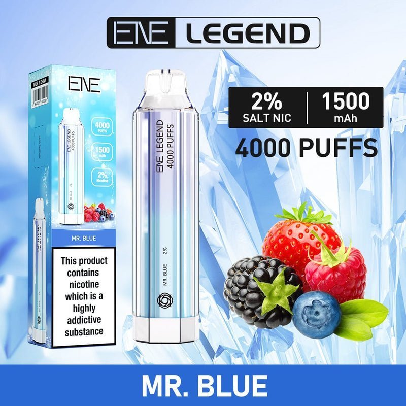 ENE Crystal Legend 4000 Puff Disposable Vape