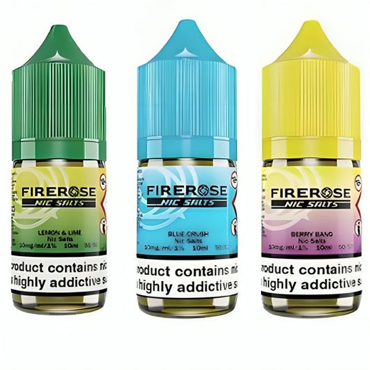 Firerose 5000 10ml Nic Salt E-Liquid - Pack of 10