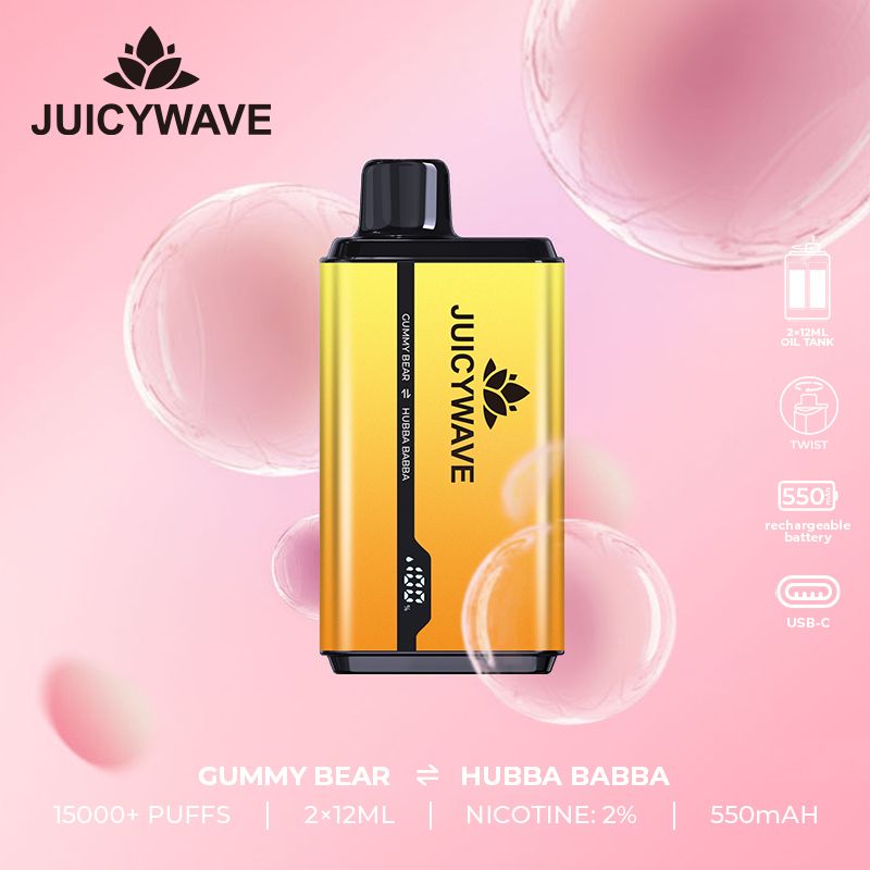 Juicy wave 15000 Disposable Puff Pod Device - 20 MG