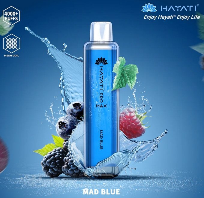 Hayati Crystal  Pro Max 4000 Puff Disposable Vape Device