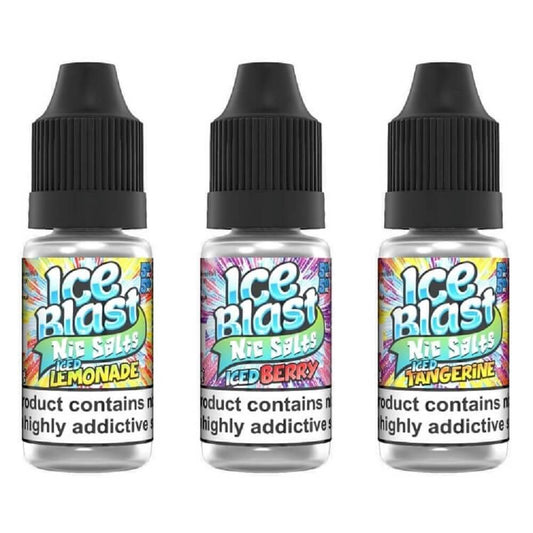 Ice Blast Nic Salt 10ml E-Liquid - Pack of 10