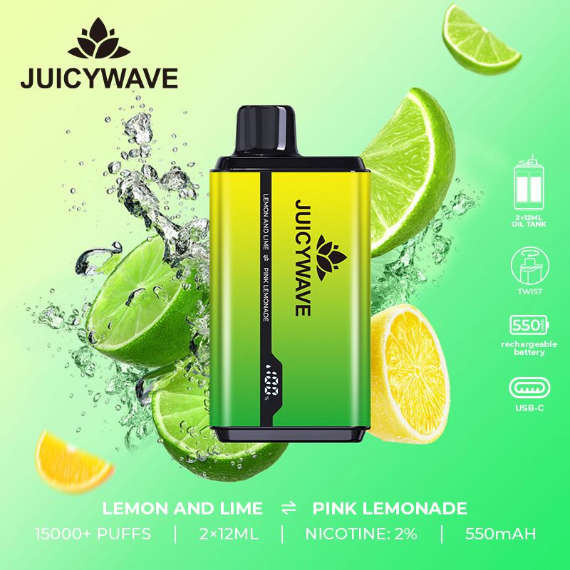 Juicy wave 15000 Disposable Puff Pod Device - 20 MG - Box of 10