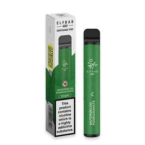 Elf Bar 600 Puff Disposable Vape Pod Device -Box of 10