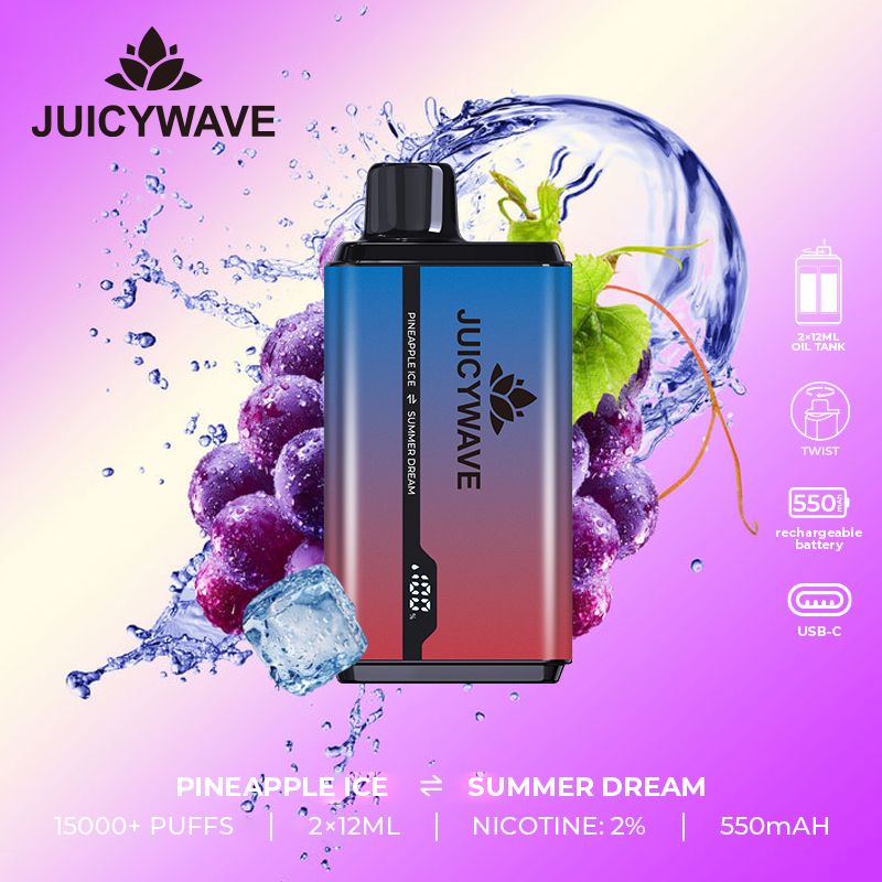 Juicy wave 15000 Disposable Puff Pod Device - 20 MG