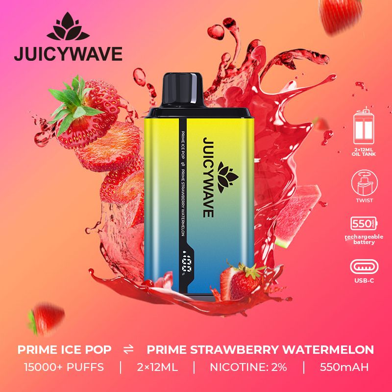 Juicy wave 15000 Disposable Puff Pod Device - 20 MG - Box of 10