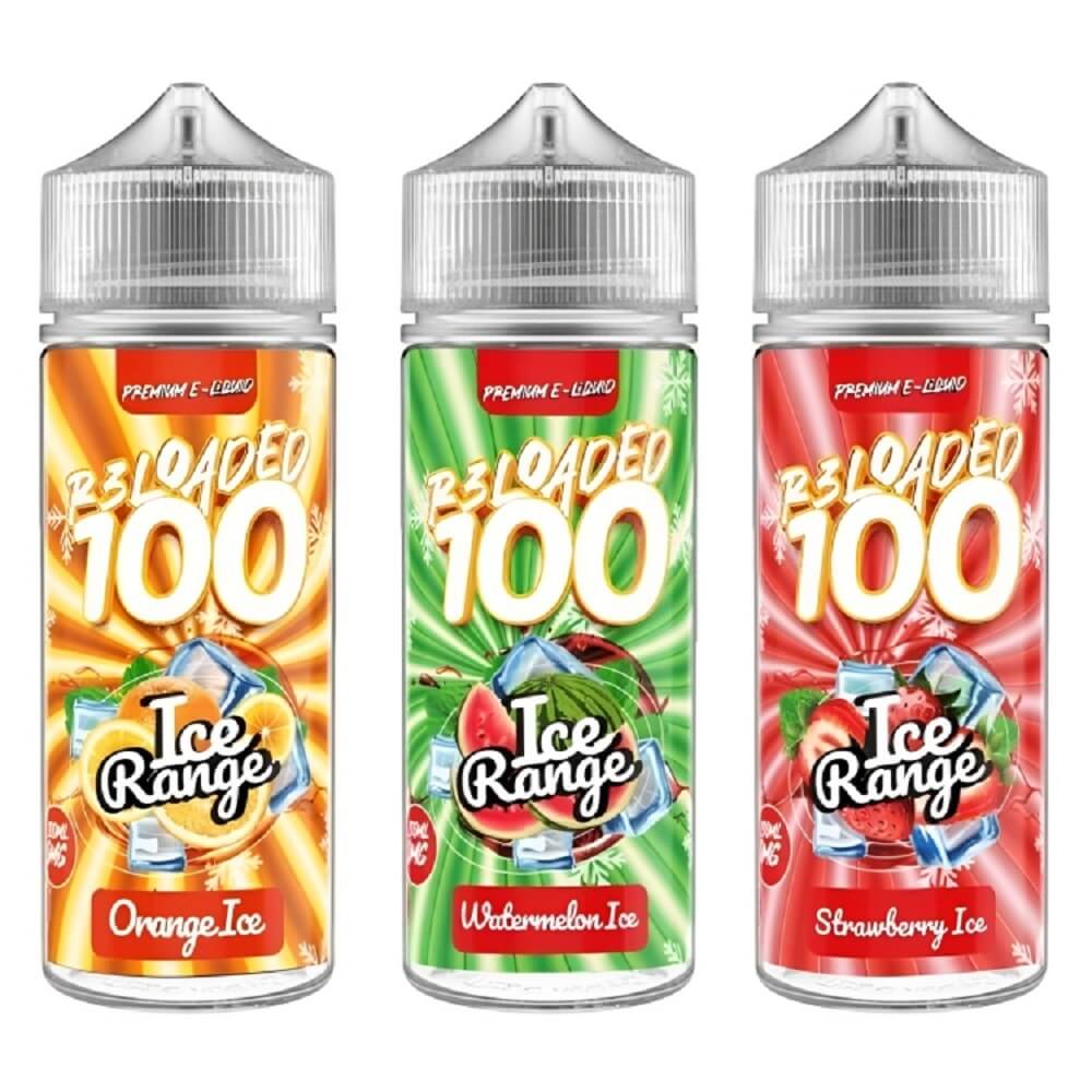 R3loaded 100ml Shortfill E-Liquid (Ice Range)