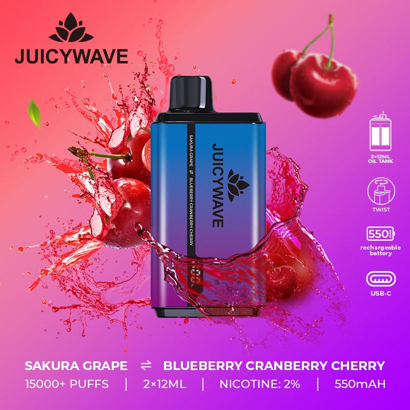 Juicy wave 15000 Disposable Puff Pod Device - 20 MG