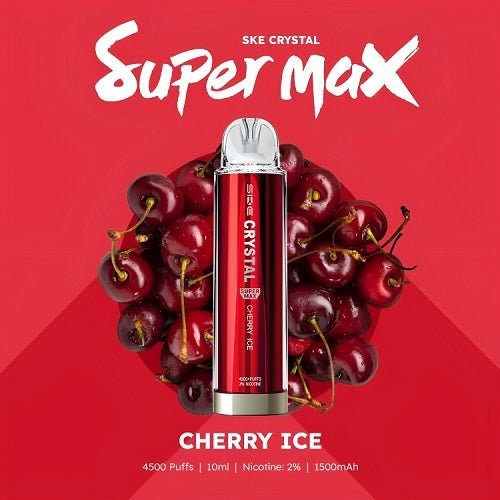 SKE Crystal Super Max 4500 Disposable Vape Pod Kit Device - Box of 10