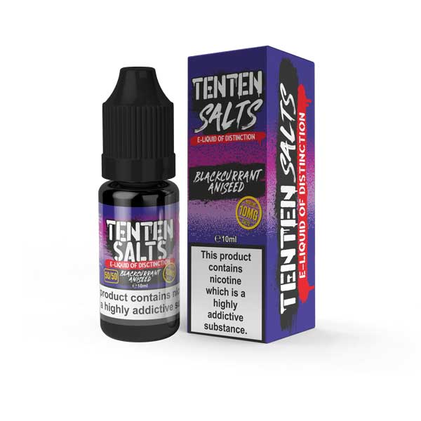 Tenten 10ml Nic Salt E-liquid - Pack of 10