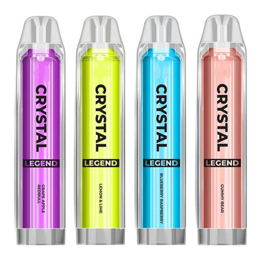 The Crystal Legend 4000 Disposable Vape Puff Device