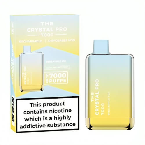 The Crystal Pro 7000 Puff Disposable Vape Device