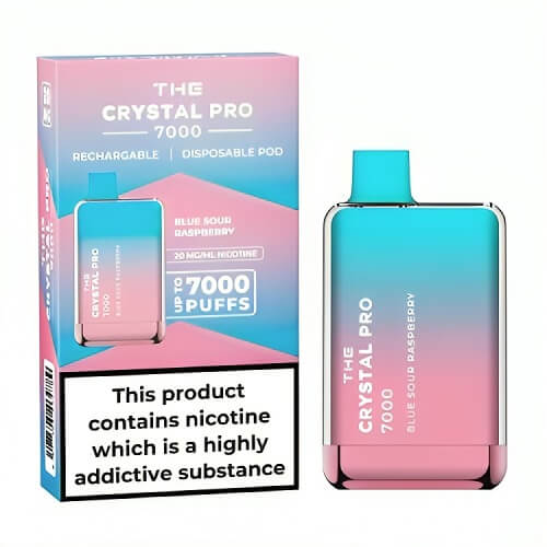 The Crystal Pro 7000 Puff Disposable Vape Device