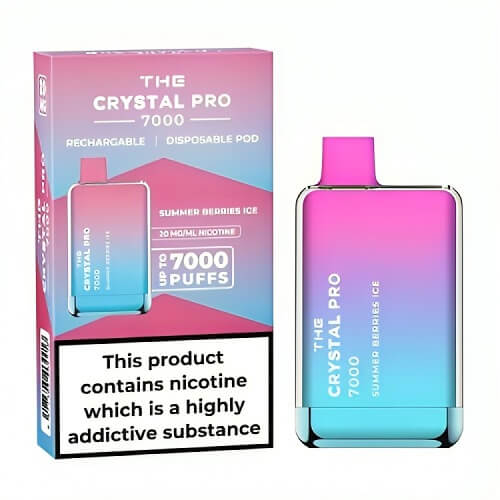 The Crystal Pro 7000 Puff Disposable Vape Device