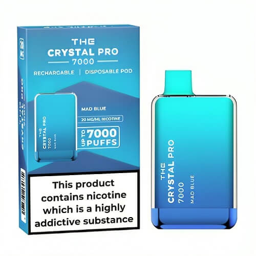 The Crystal Pro 7000 Puff Disposable Vape Device