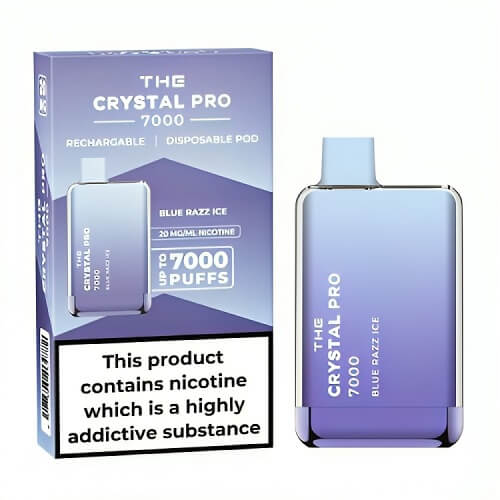 The Crystal Pro 7000 Puff Disposable Vape Device