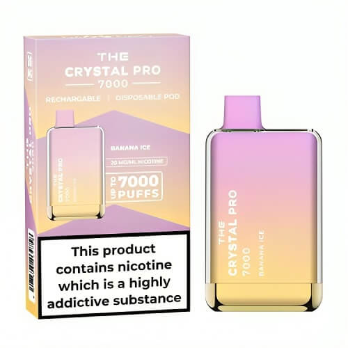 The Crystal Pro 7000 Puff Disposable Vape Device