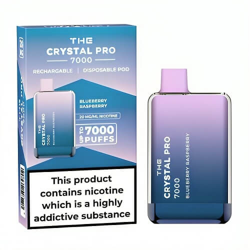 The Crystal Pro 7000 Puff Disposable Vape Device