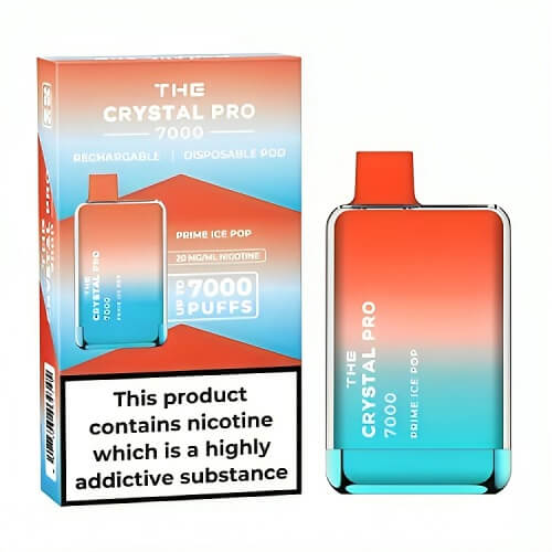 The Crystal Pro 7000 Puff Disposable Vape Device