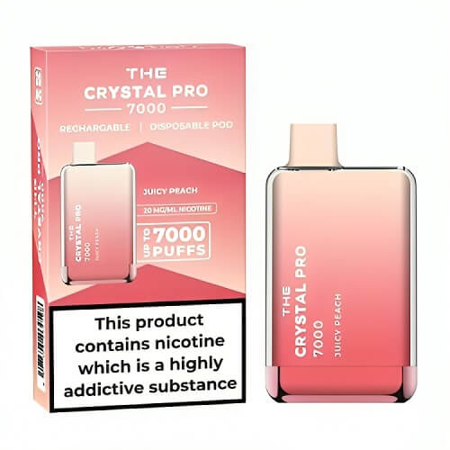 The Crystal Pro 7000 Puff Disposable Vape Device