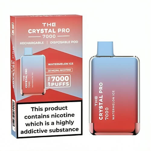 The Crystal Pro 7000 Puff Disposable Vape Device