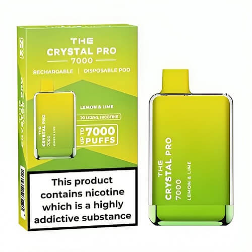 The Crystal Pro 7000 Puff Disposable Vape Device