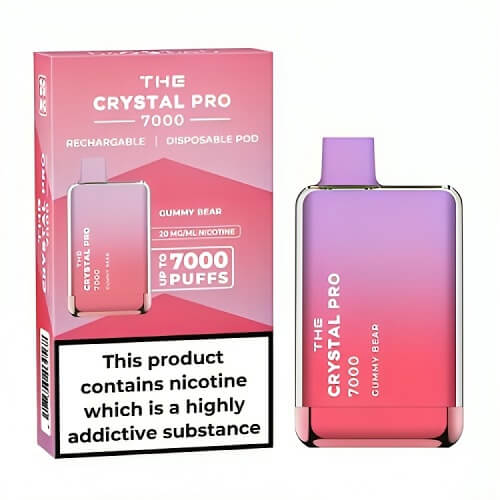 The Crystal Pro 7000 Puff Disposable Vape Device