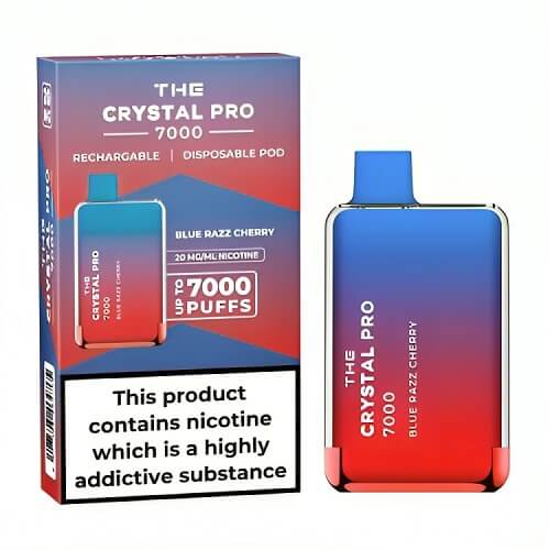 The Crystal Pro 7000 Puff Disposable Vape Device