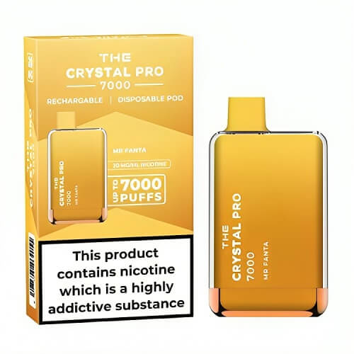 The Crystal Pro 7000 Puff Disposable Vape Device