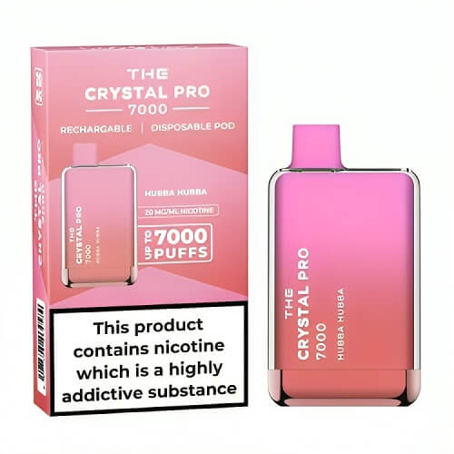 The Crystal Pro 7000 Puff Disposable Vape Device