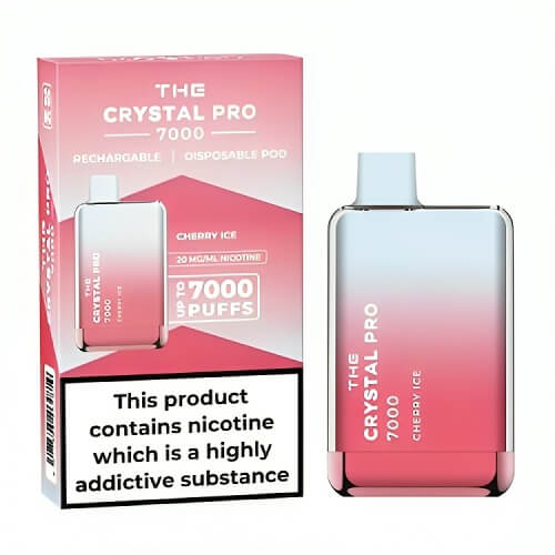 The Crystal Pro 7000 Puff Disposable Vape Device