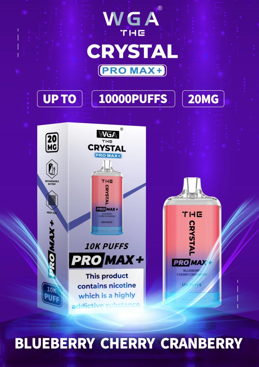 The Crystal Pro Max 10000 Puffs Disposable Vape -Box of 10 -