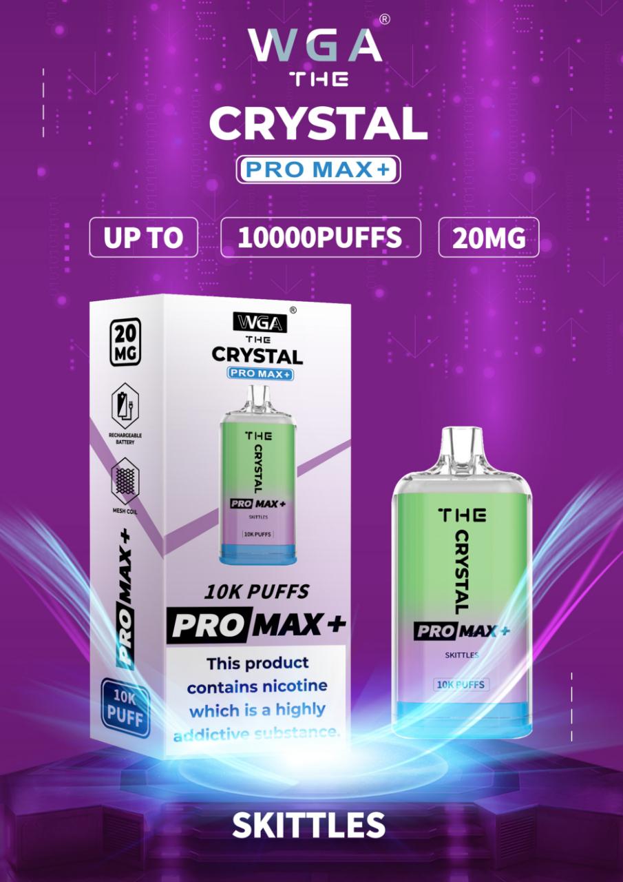 WGA Crystal Pro Max 10000 Puffs Disposable Vape Kit