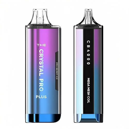 The Crystal Pro Plus 4000 Puff Disposable Vape Pod Device - 20 MG - Box of 10