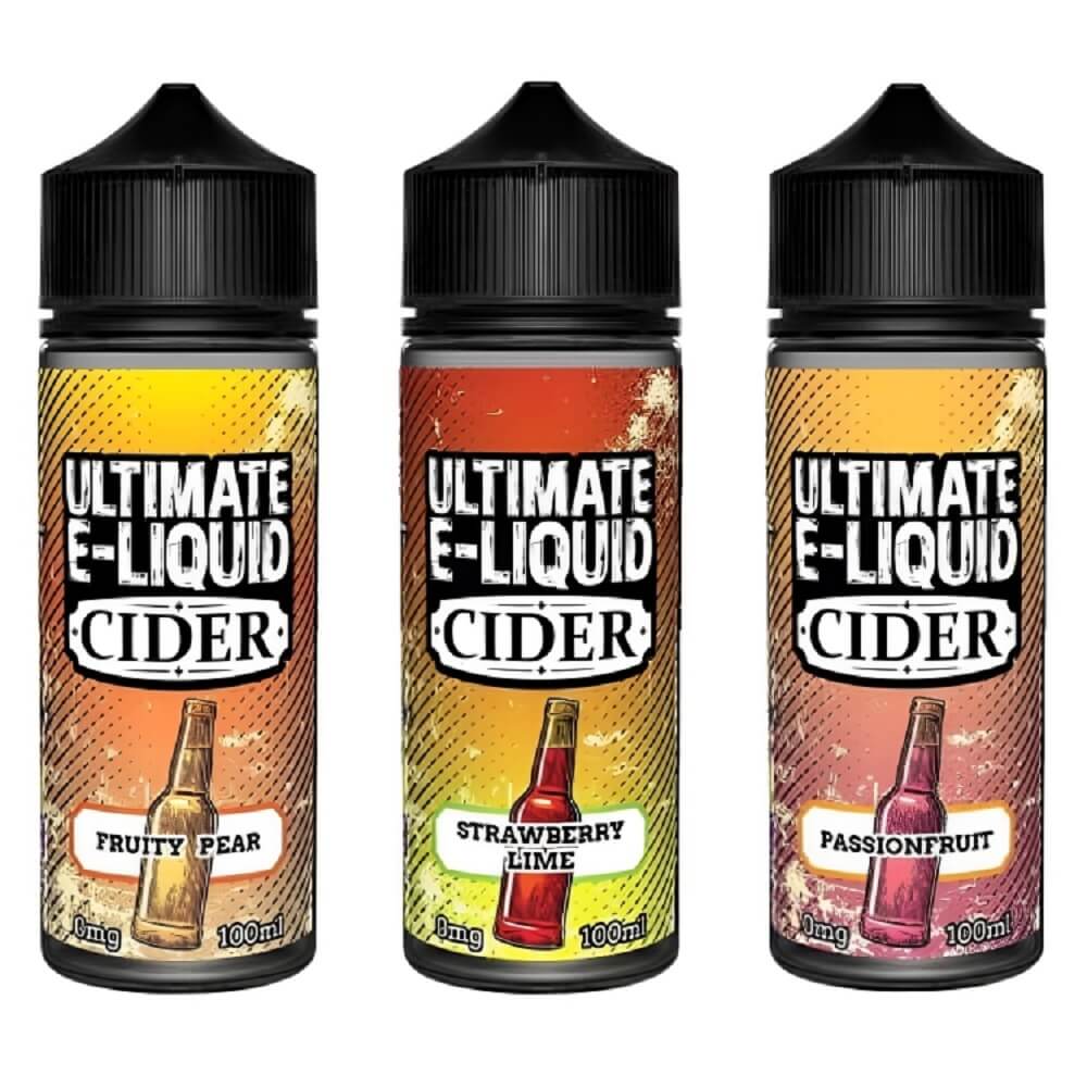 Ultimate E-Liquid Shortfill 100ml E-Liquid | Cider Range