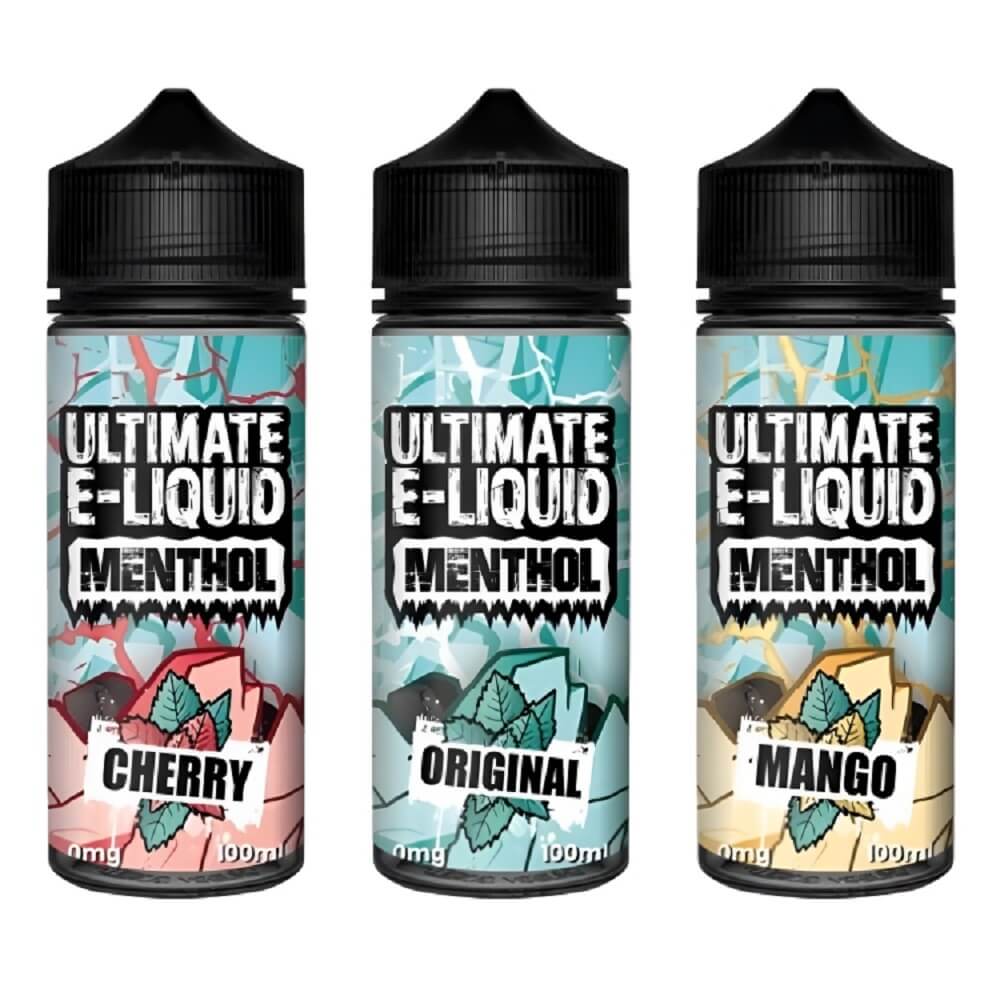 Ultimate E-Liquid Shortfill 100ml E-Liquid | Menthol Range