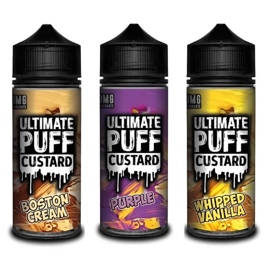 Ultimate Puff Shortfill 100ml E-Liquid | Custard Range