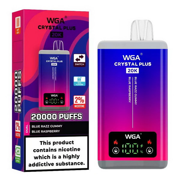 WGA Crystal Plus 20000 Disposable Vape Kit 2-in-1