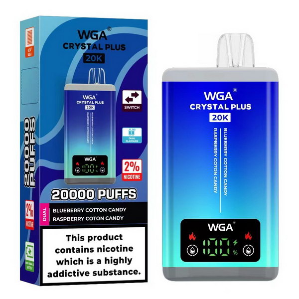 WGA Crystal Plus 20000 Disposable Vape Kit 2-in-1